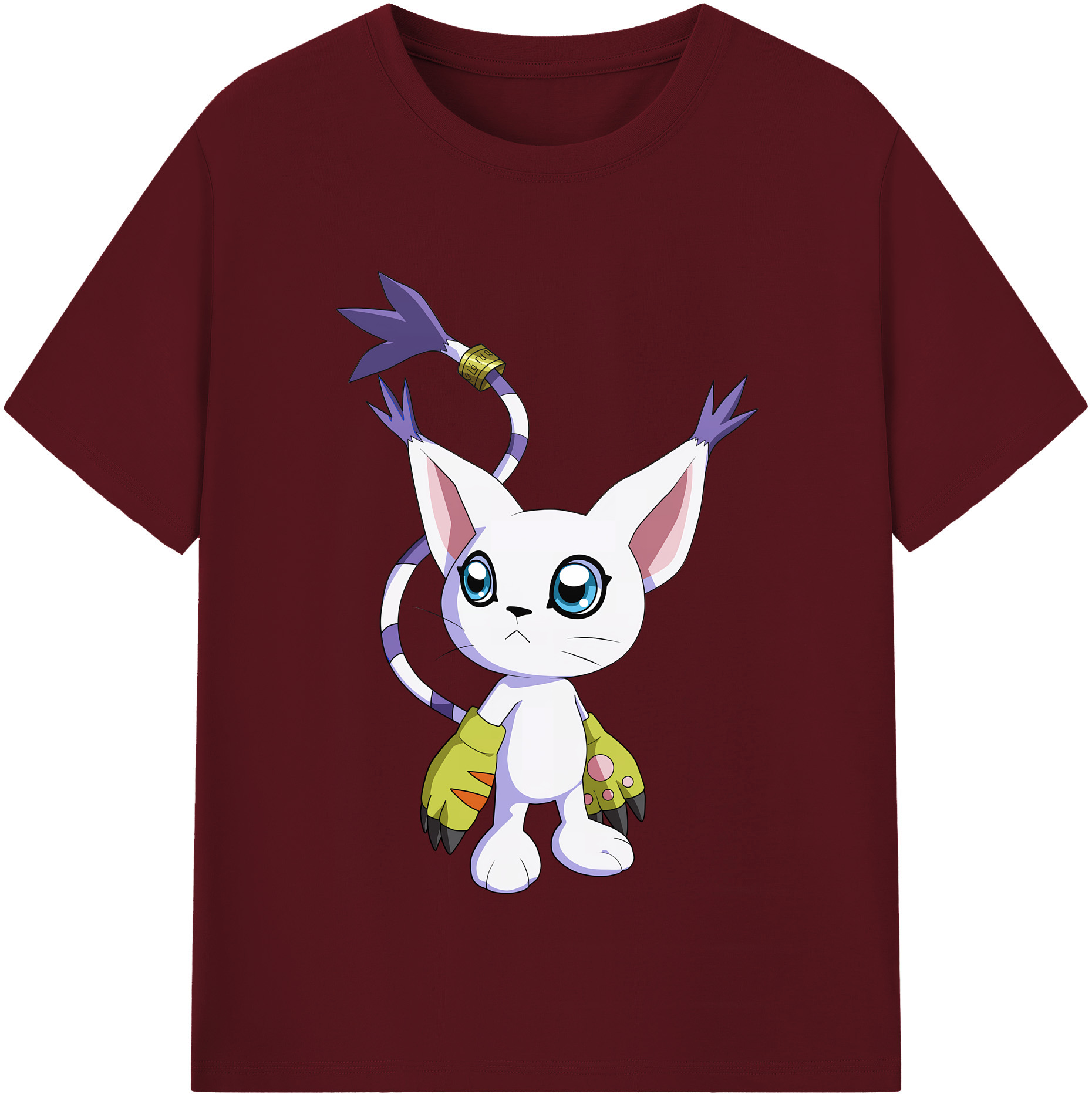 （画像用） Digimon デジタルモンスター/デジモン 綿100％半袖Tシャツ（フロントプリント）